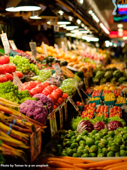 Beautiful Vegetable Market